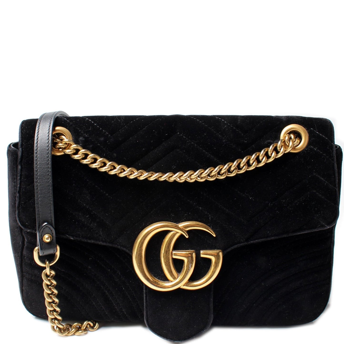 Gucci Marmont Velvet Medium Shoulder Bag