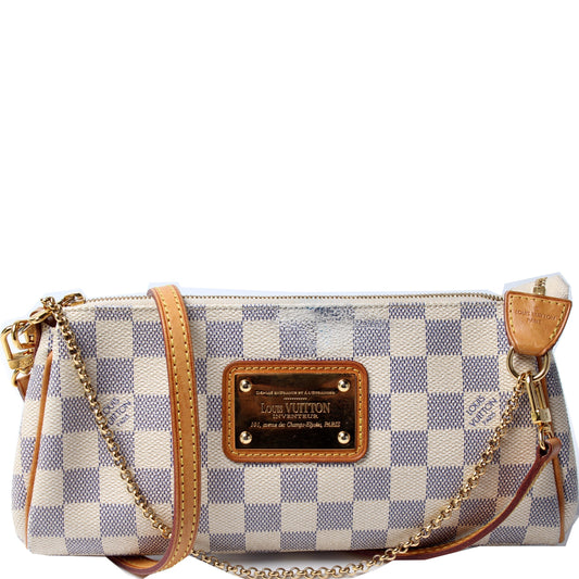Louis Vuitton Eva Azur Damier Clutch Bag Azur 5