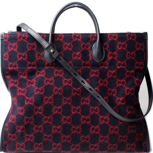 Gucci GG Wool Apparel Tote 1