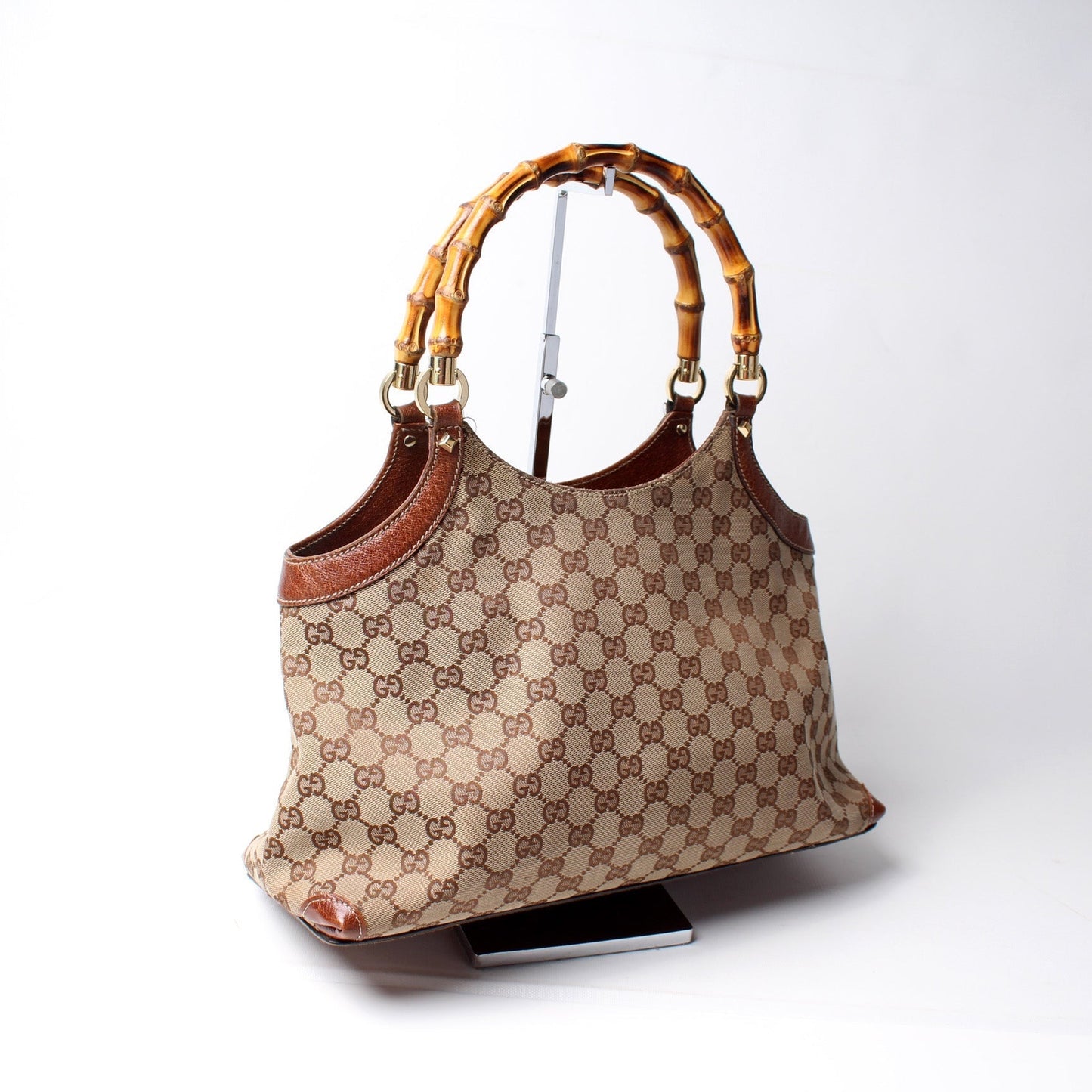 Gucci Bamboo Handle Travel Bag
