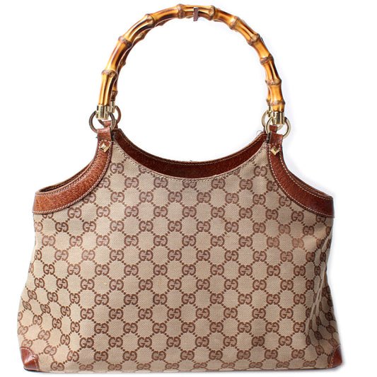 Gucci Bamboo Handle Travel Bag