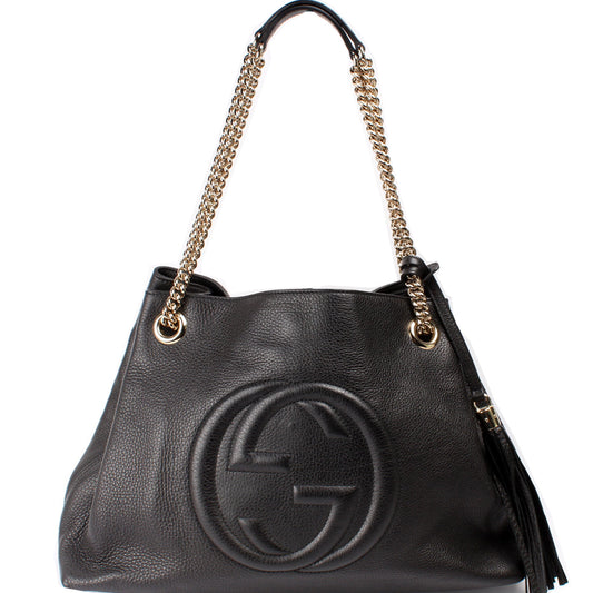 Gucci Soho Leather Medium Shoulder Bag Medium 19