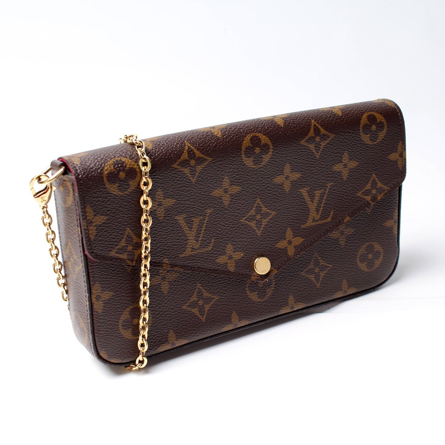 Louis Vuitton Pochette Felicie Monogram Clutch Bag Monogram 46
