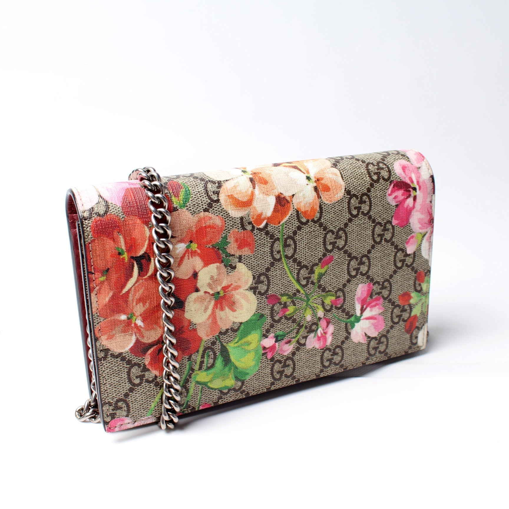 Gucci Blooms Chain Wallet Case