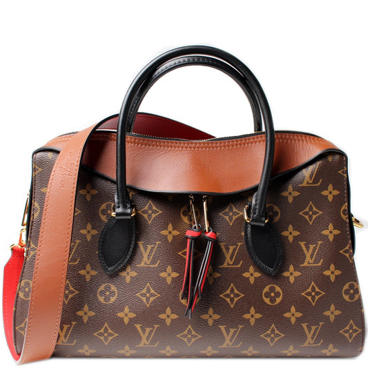 Louis Vuitton Tuileries Satchel Monogram Leather Satchel Bag