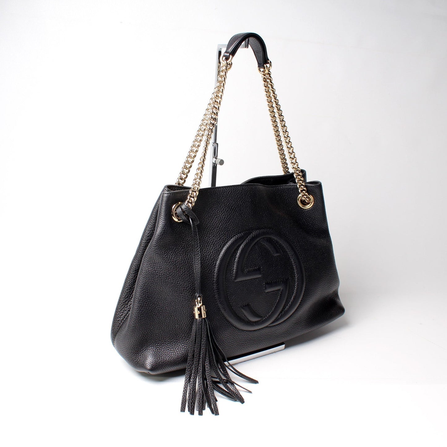 Gucci Soho Shoulder Bag Leather Medium Medium 21