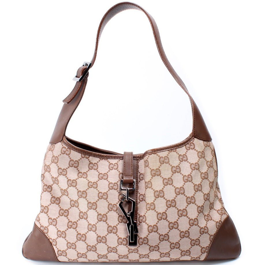 Gucci 001. GG Canvas Small Shoulder Bag