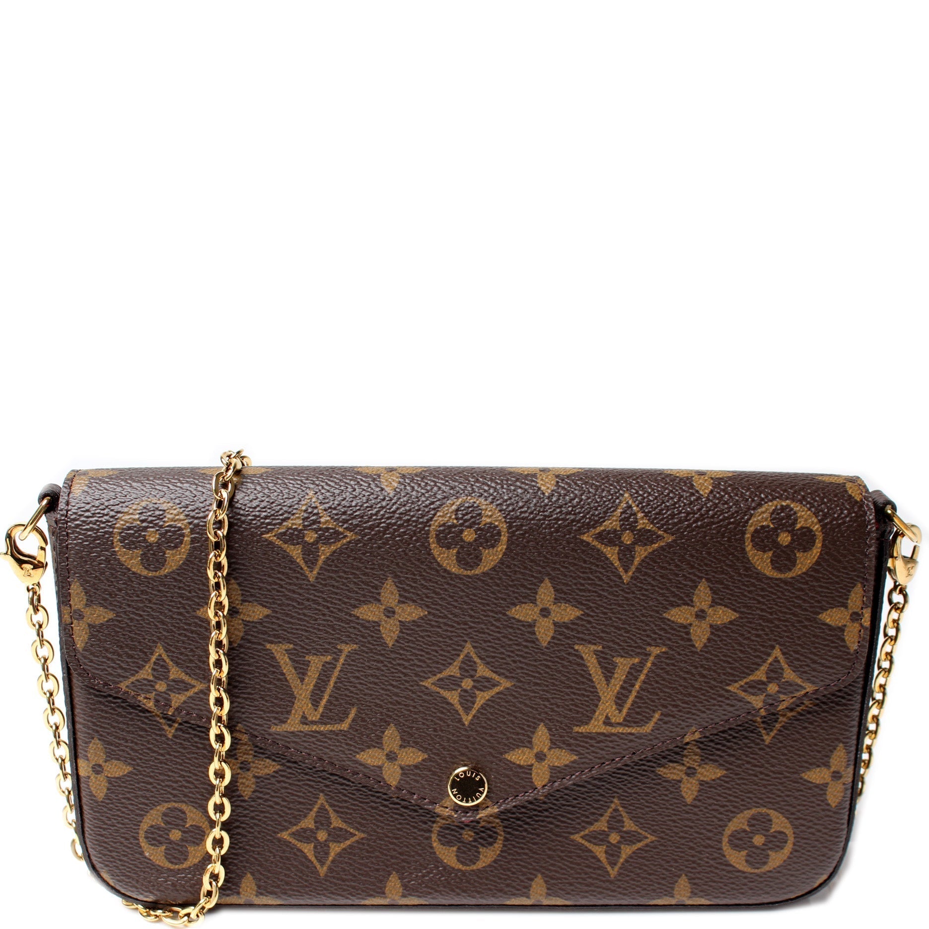 Louis Vuitton Pochette Felicie Monogram Clutch Bag Monogram 54