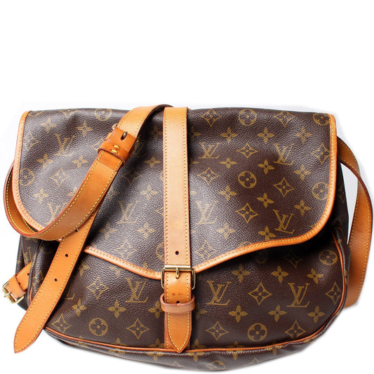 Louis Vuitton Saumar 35 Monogram Handbag