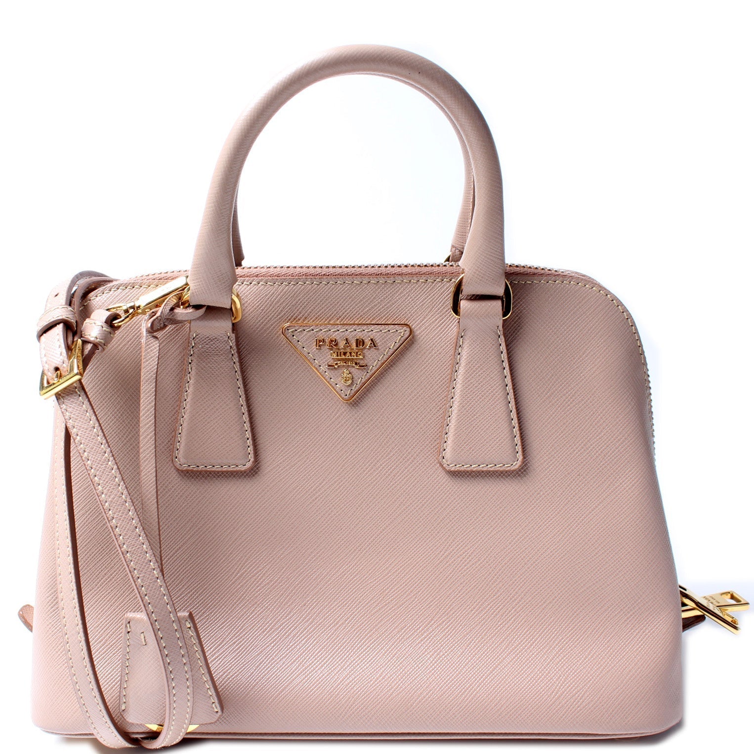 Prada Saffiano Lux Promenade Bag Small Travel Bag