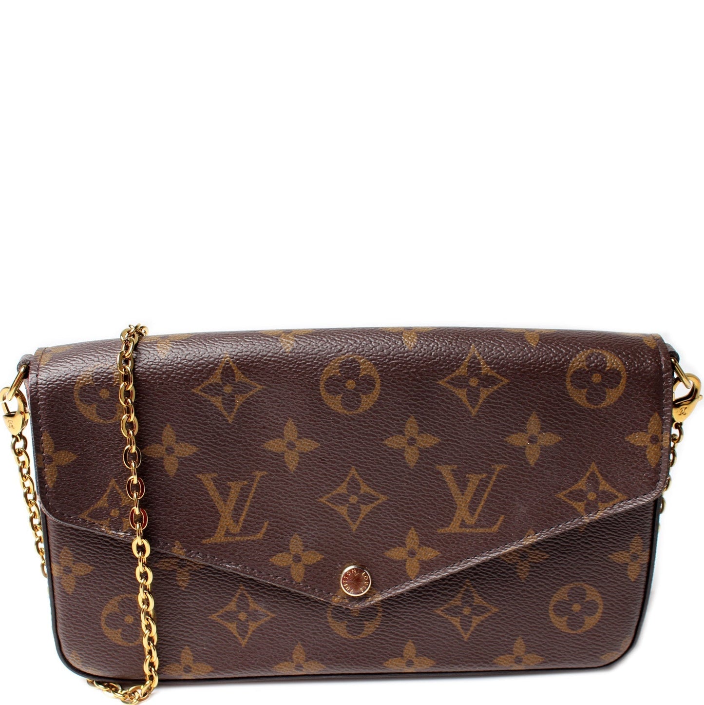 Louis Vuitton Pochette Felicie Monogram Clutch Bag Monogram 4