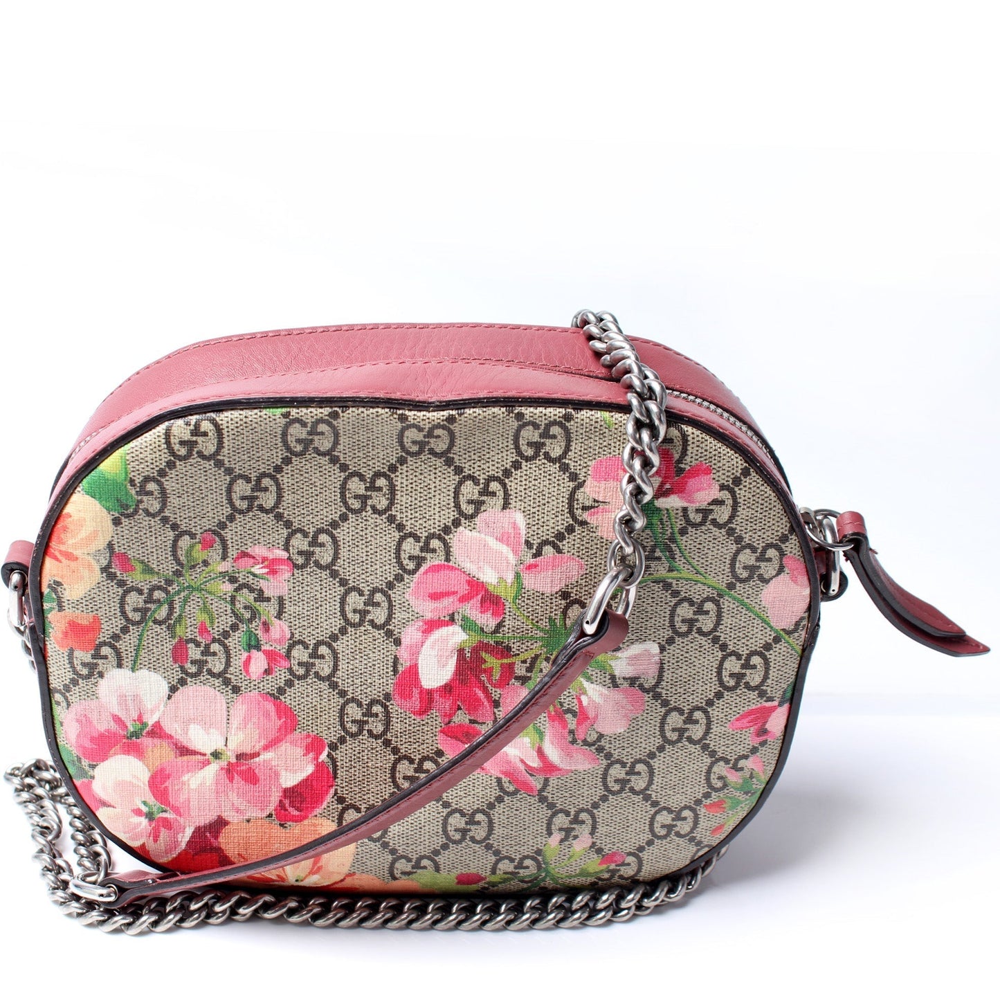 Gucci GG Supreme Blooms Mini Chain Travel Bag Mini Chain