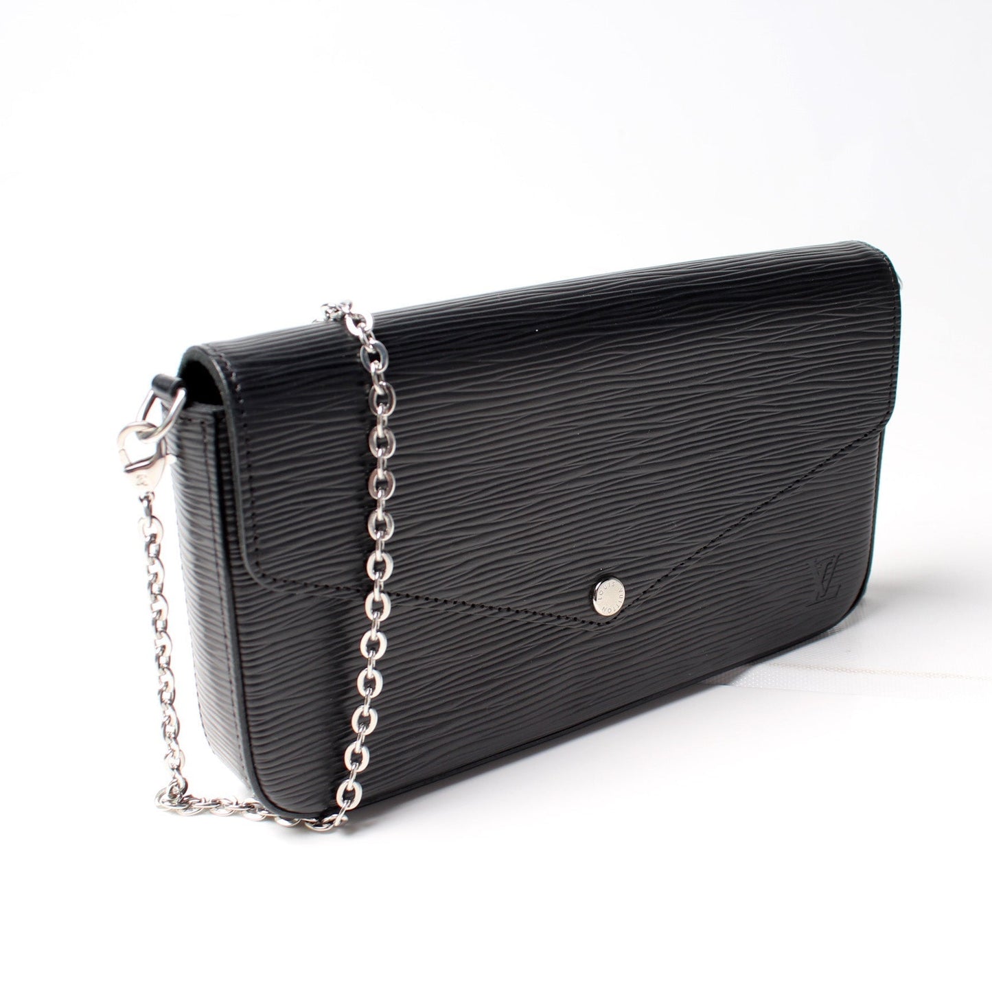Louis Vuitton Pochette Felicie Epi Clutch Bag Epi 3