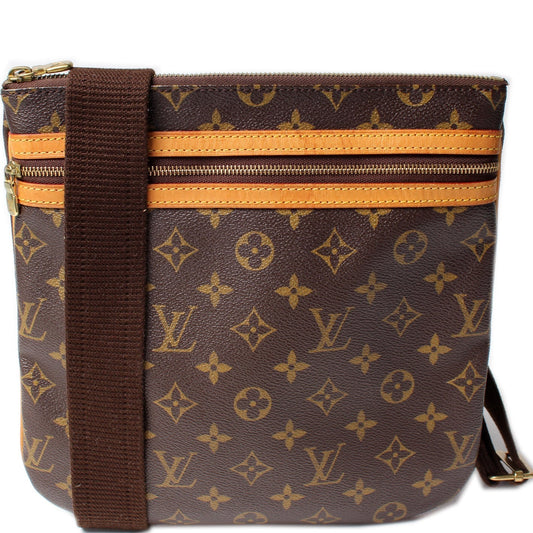 Louis Vuitton Pochette Bosphore Monogram Clutch Bag Monogram 25