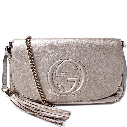 Gucci Soho Medium Chain Crossbody Bag Medium 9