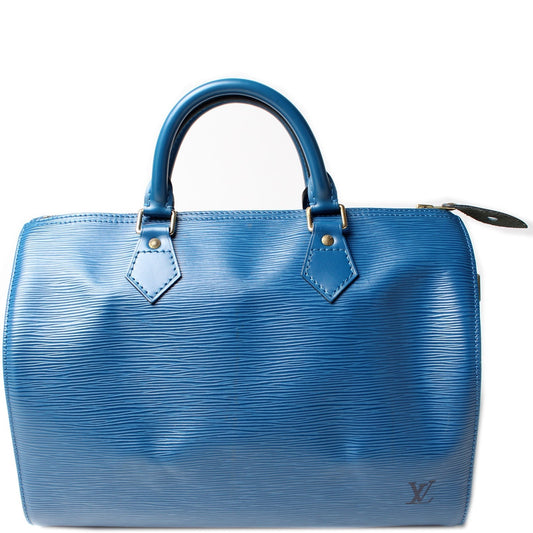 Louis Vuitton Speedy 30 Epi Handbag Epi 9