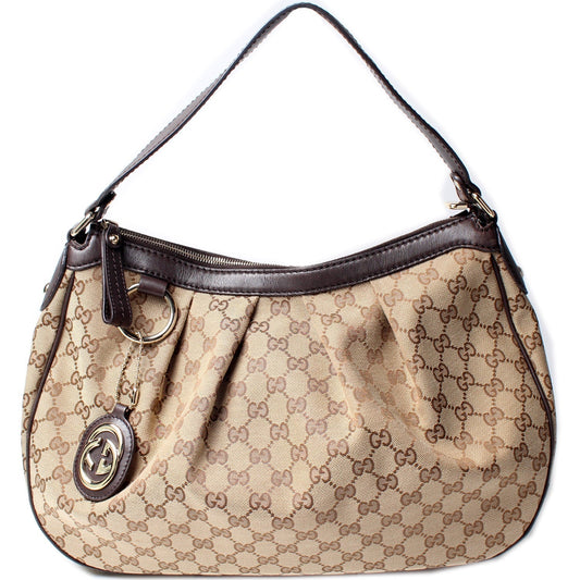 Gucci Sukey GG Canvas Medium Shoulder Bag