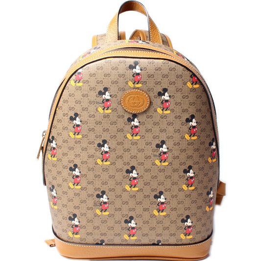 Gucci Disney X Mickey GG Supreme Small Backpack Small 2