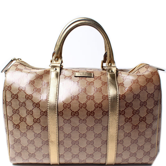 Gucci Joy Boston Crystal GG Travel Bag