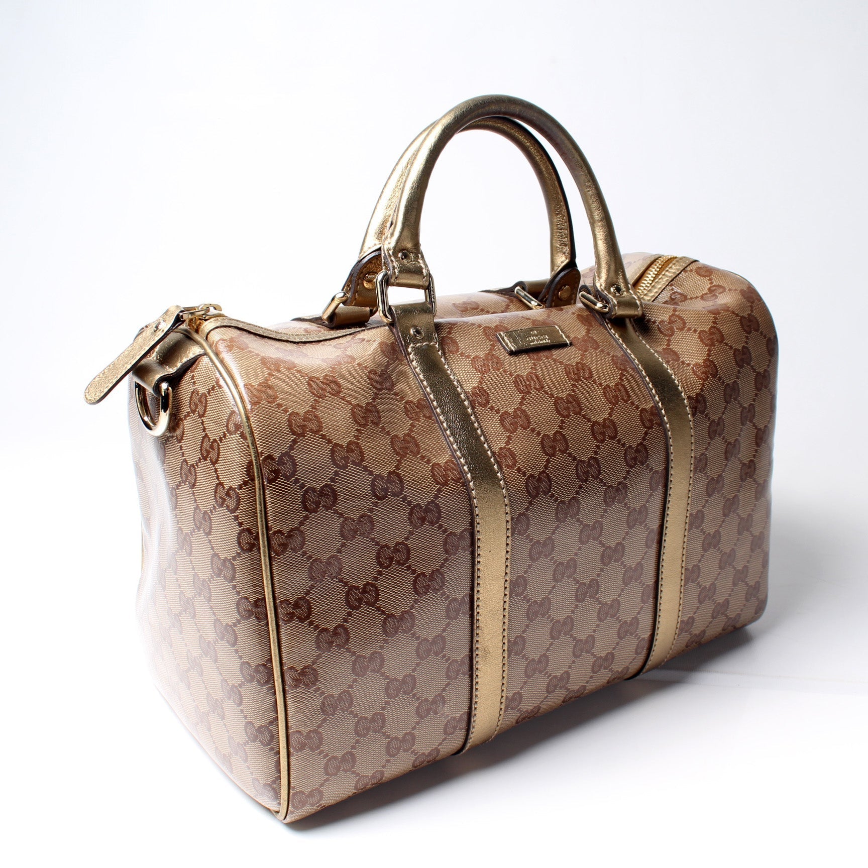 Gucci Joy Boston Crystal GG Travel Bag