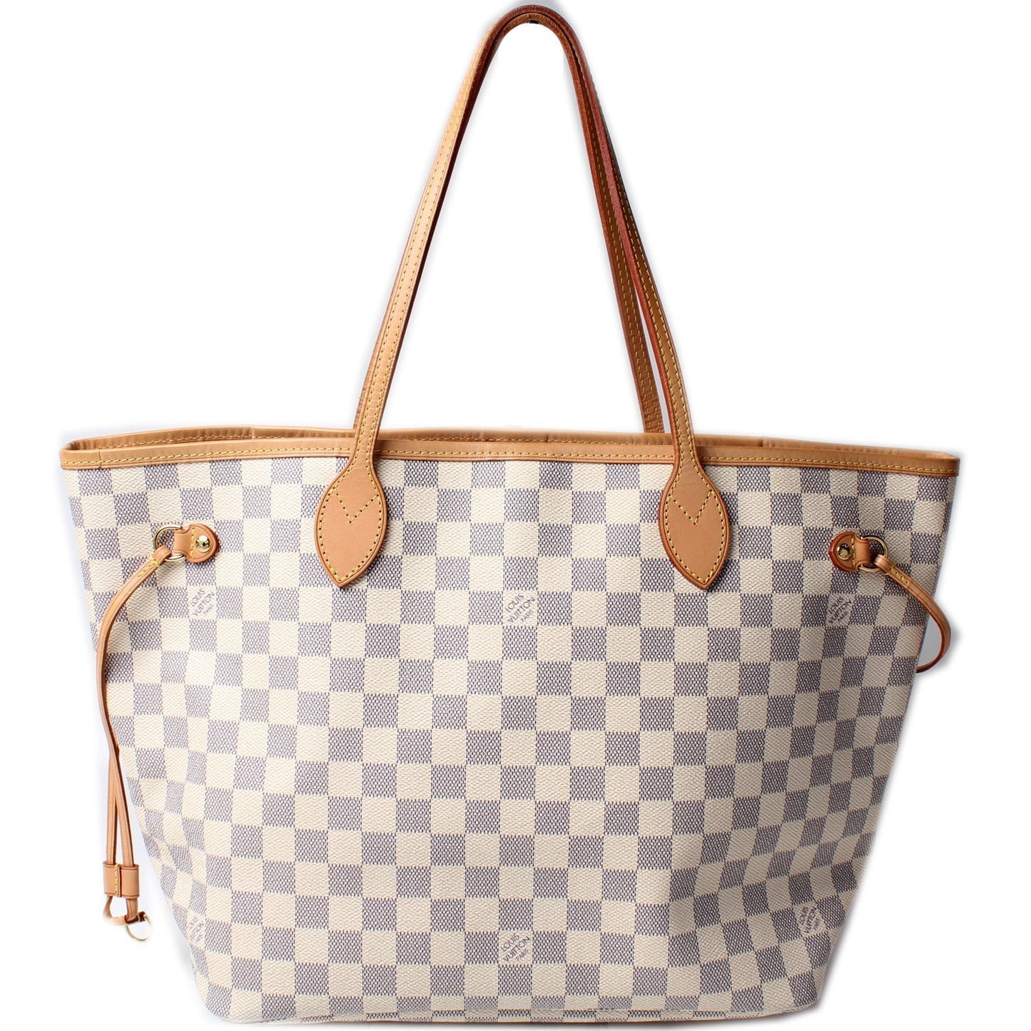 Louis Vuitton Neverfull MM Azur Damier Tote Bag Azur 72