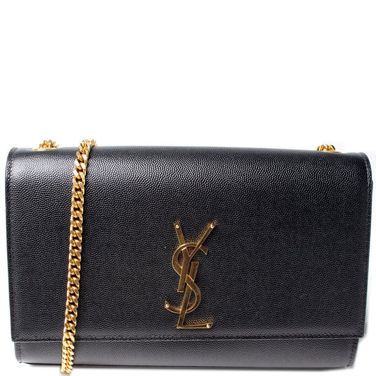 YSL Saint Laurent Kate Satchel Grain Bag Medium Satchel Bag Grain Medium 364025