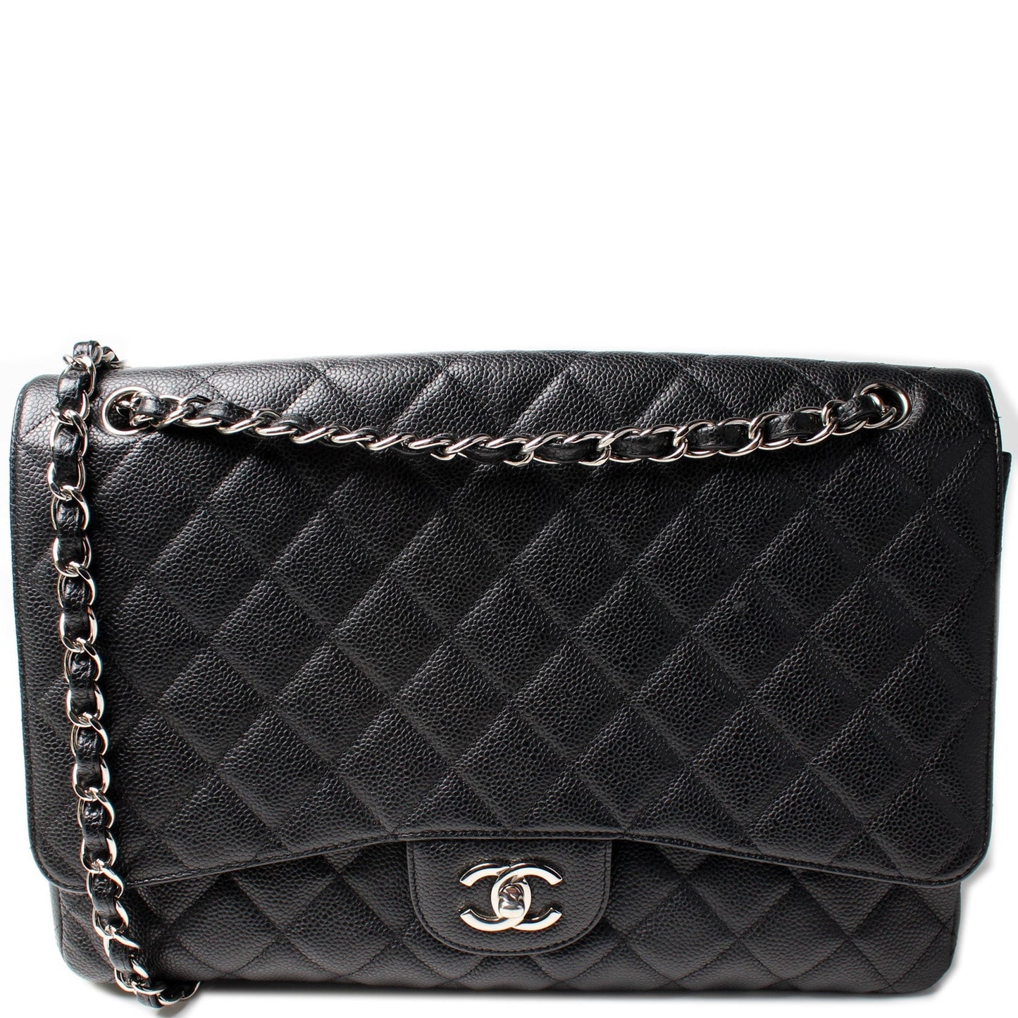 Chanel Classic Flap Maxi Caviar 10-13M Handbag