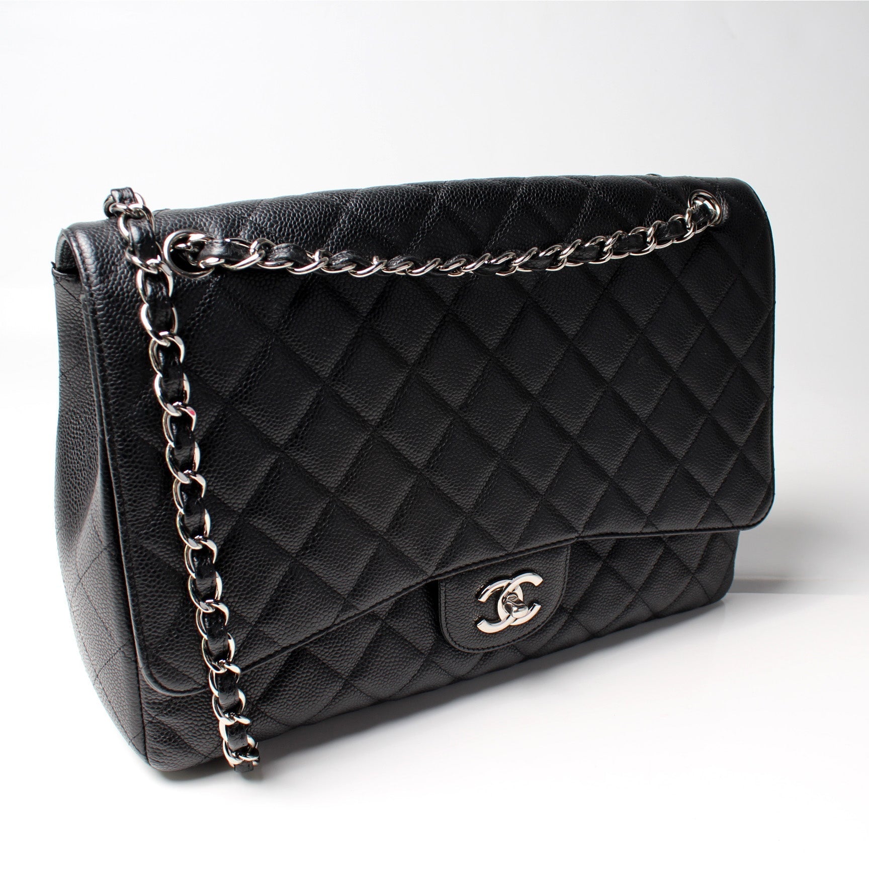 Chanel Classic Flap Maxi Caviar 10-13M Handbag
