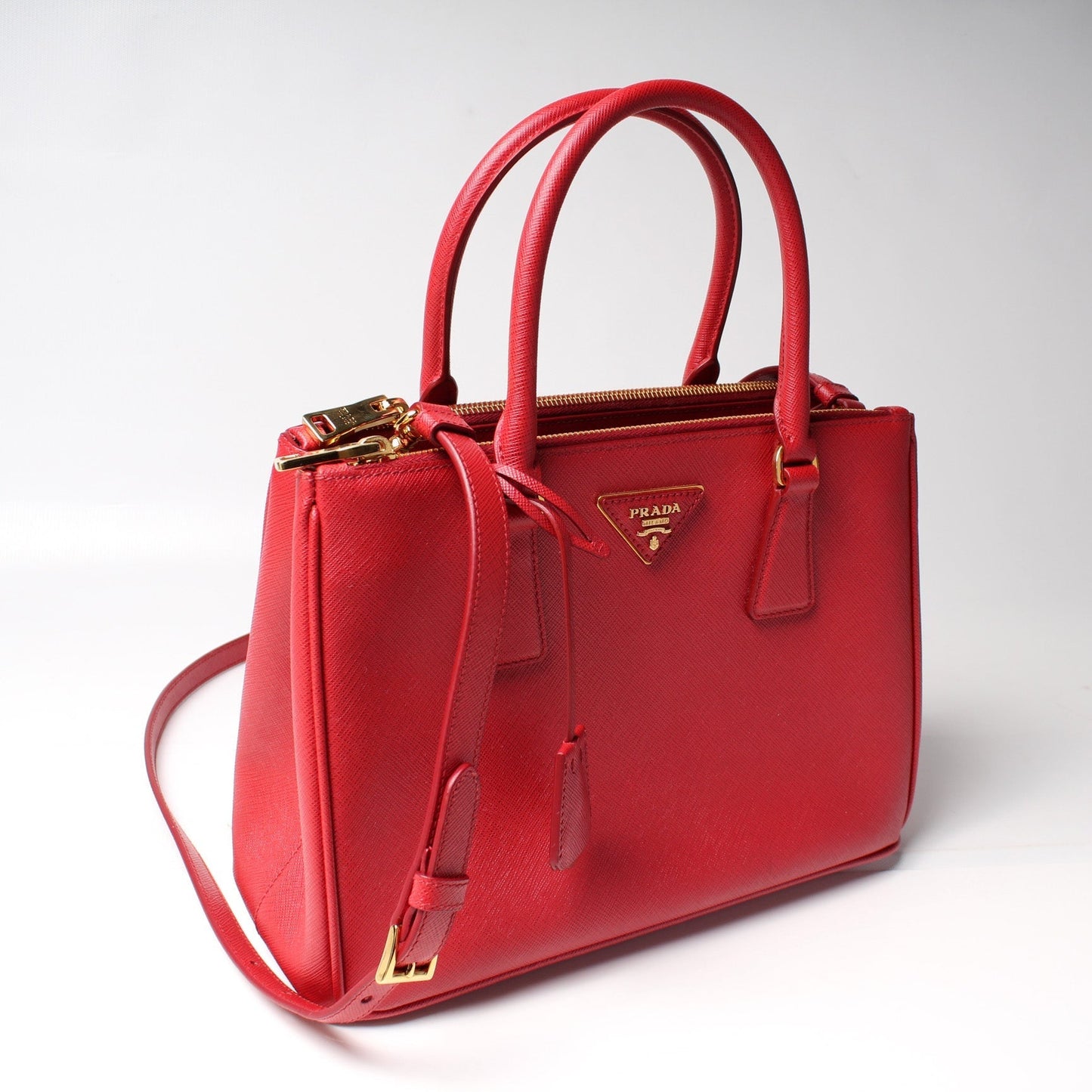 Prada Saffiano Lux Bag Small Travel Bag