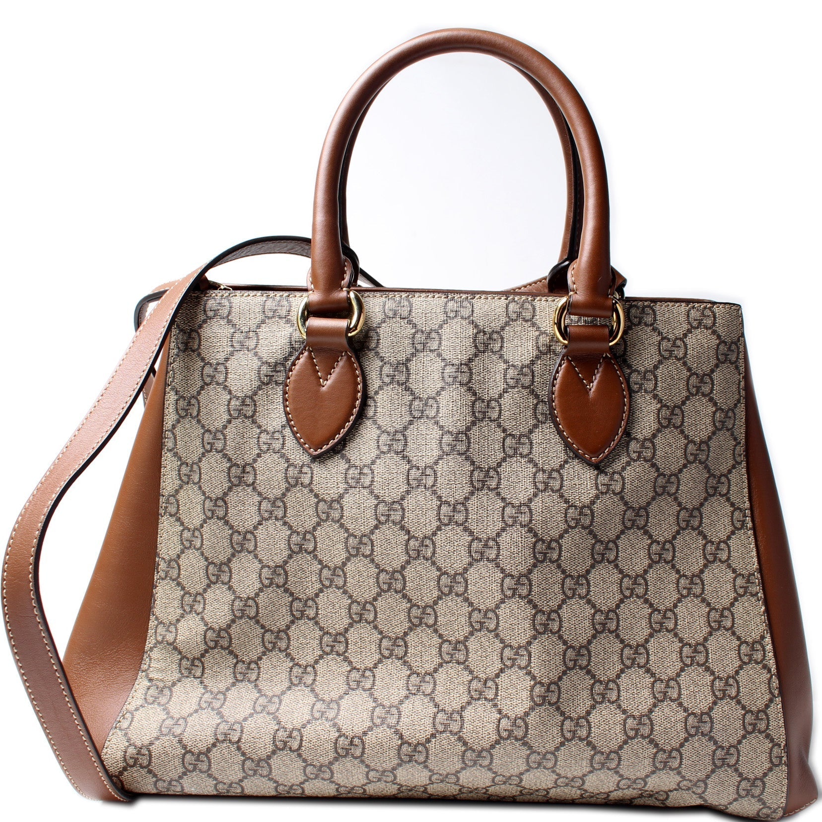 Gucci GG Supreme Top Handle Travel Bag