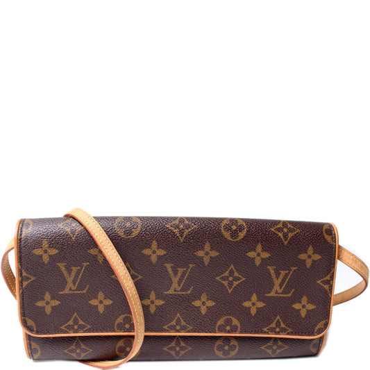 Louis Vuitton Pochette Twin GM Monogram Clutch Bag Monogram 7