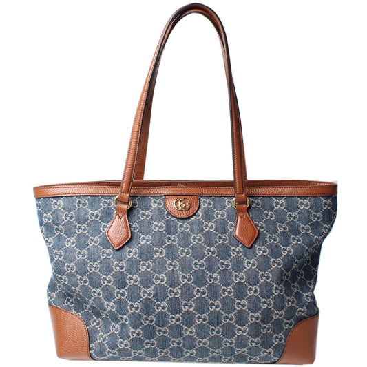 Gucci GG Ophidia Denim Tote Bag