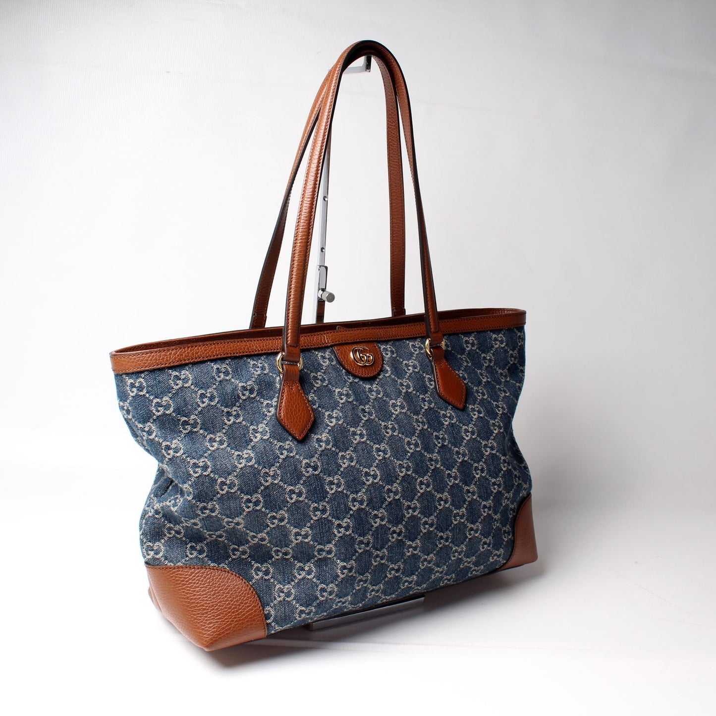 Gucci GG Ophidia Denim Tote Bag