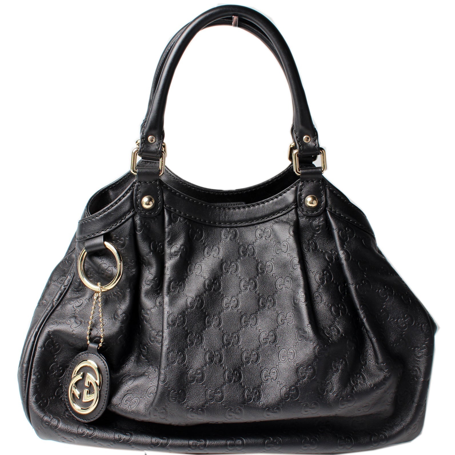Gucci Sukey GG Leather Medium Handbag