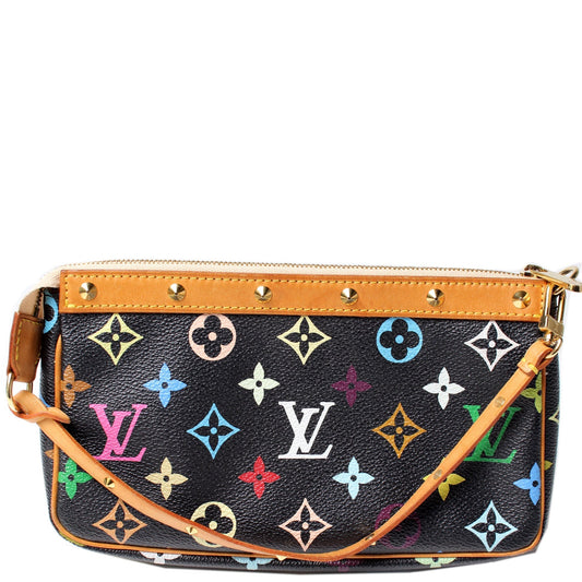 Louis Vuitton Pochette Accessoires Monogram Multicolor Clutch Bag