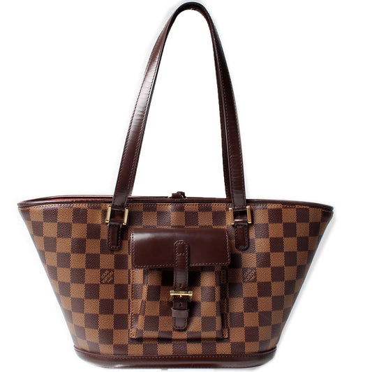 Louis Vuitton Manosque PM Ebene Damier Handbag Ebene 1