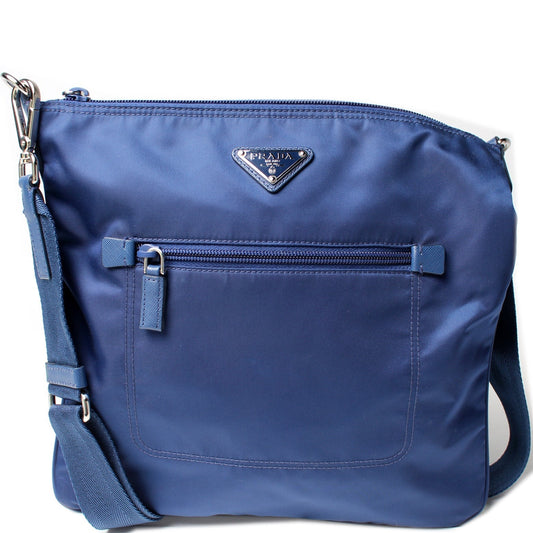 Prada Tessuto Messenger Bag Nylon Small Travel Bag