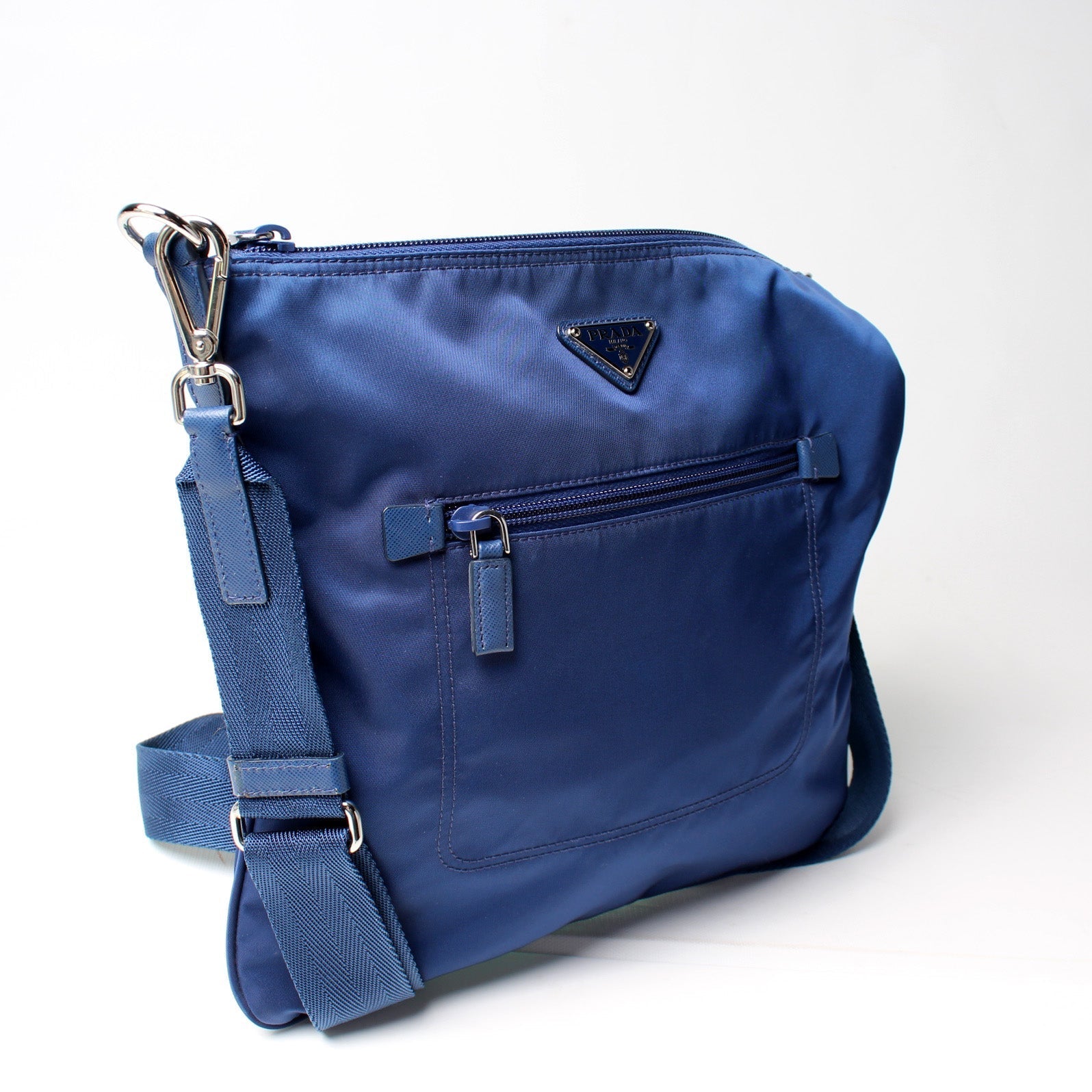 Prada Tessuto Messenger Bag Nylon Small Travel Bag