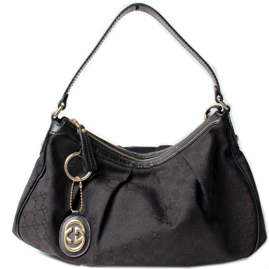 Gucci Sukey Canvas Medium Shoulder Bag Medium 3
