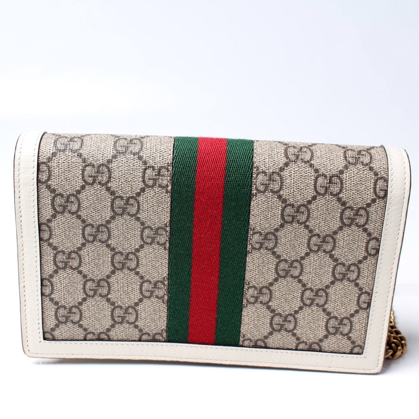 Gucci Queen Margaret Chain Wallet Case
