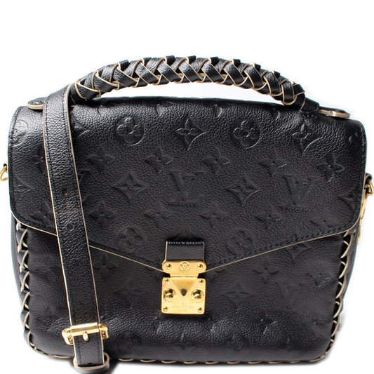 Louis Vuitton Pochette Metis Braided Empreinte Clutch Bag