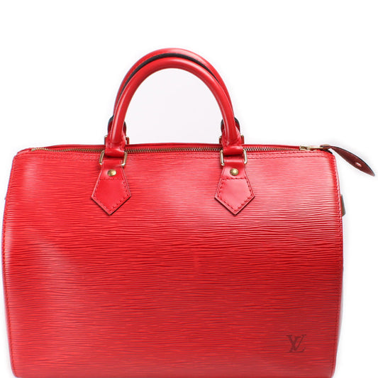 Louis Vuitton Speedy 30 Epi Handbag Epi 16