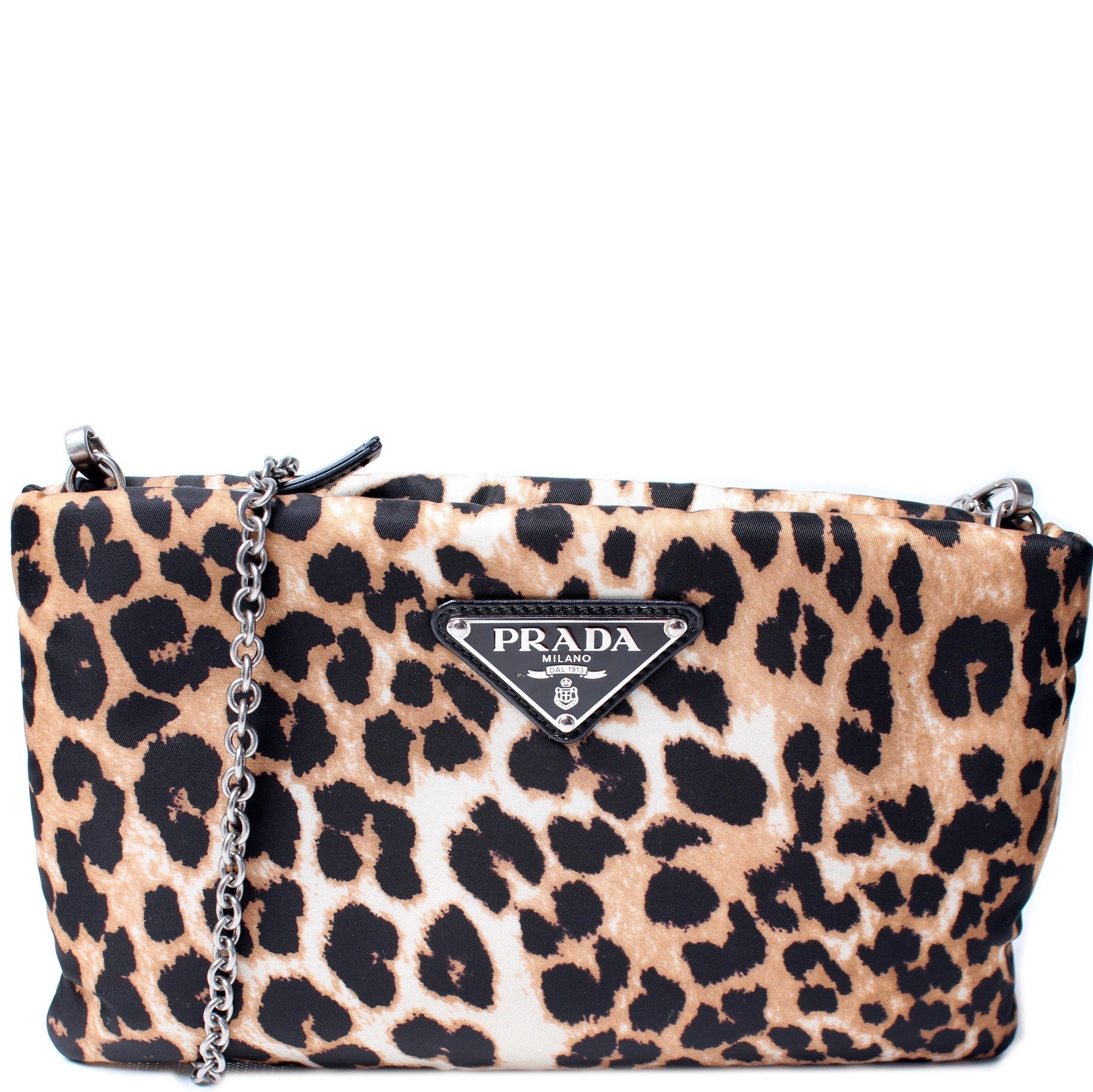 Prada Padded Pochette Clutch Bag Nylon