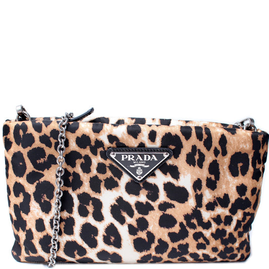 Prada Padded Pochette Clutch Bag Nylon
