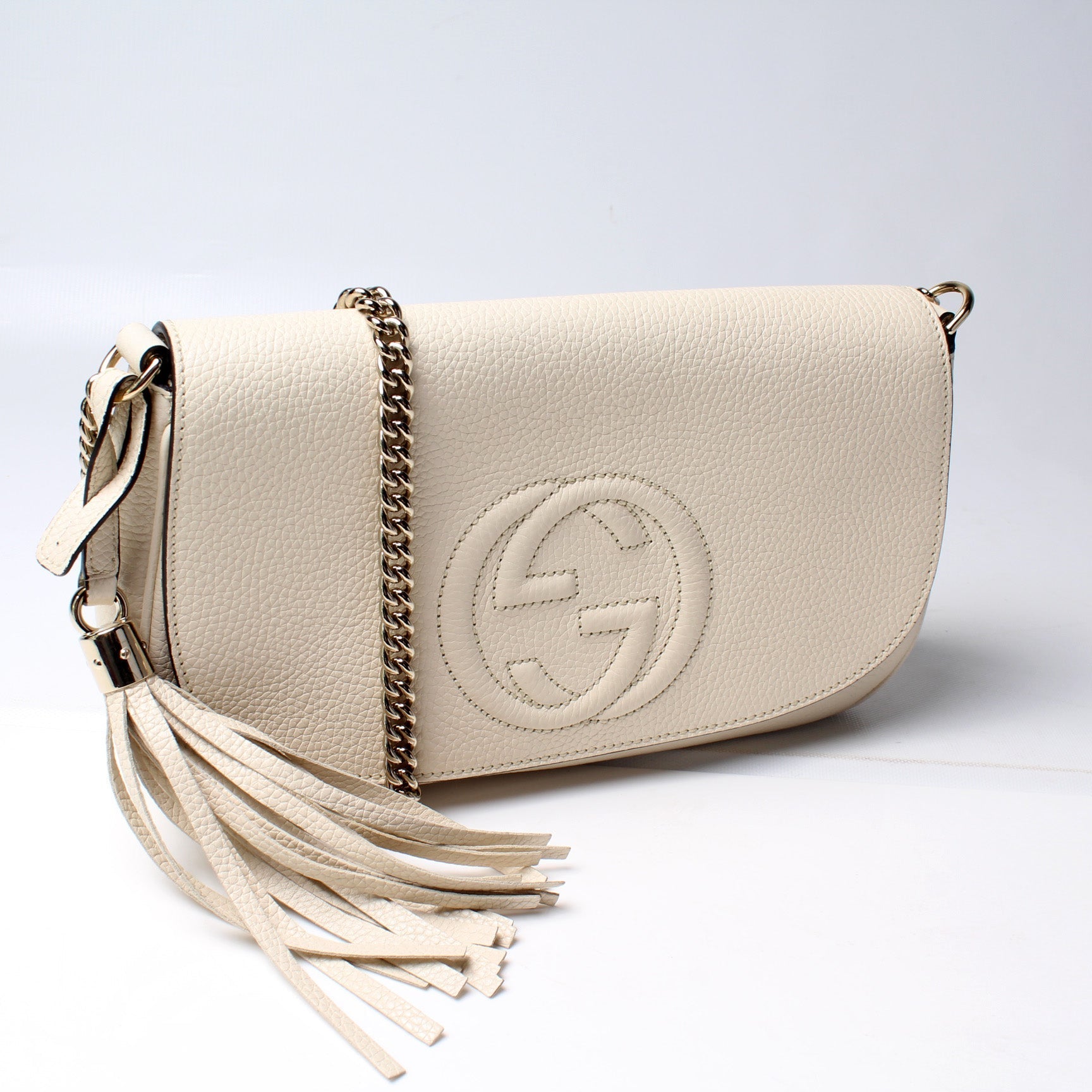 Gucci Soho Tassel Chain Flap Travel Bag Flap Bag