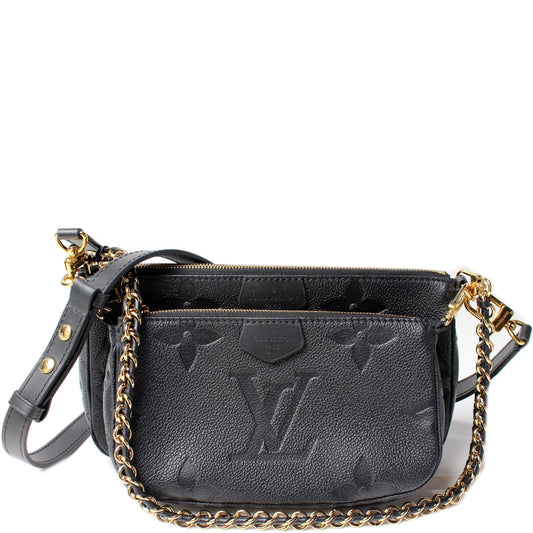 Louis Vuitton Multi Pochette Empreinte Clutch Bag