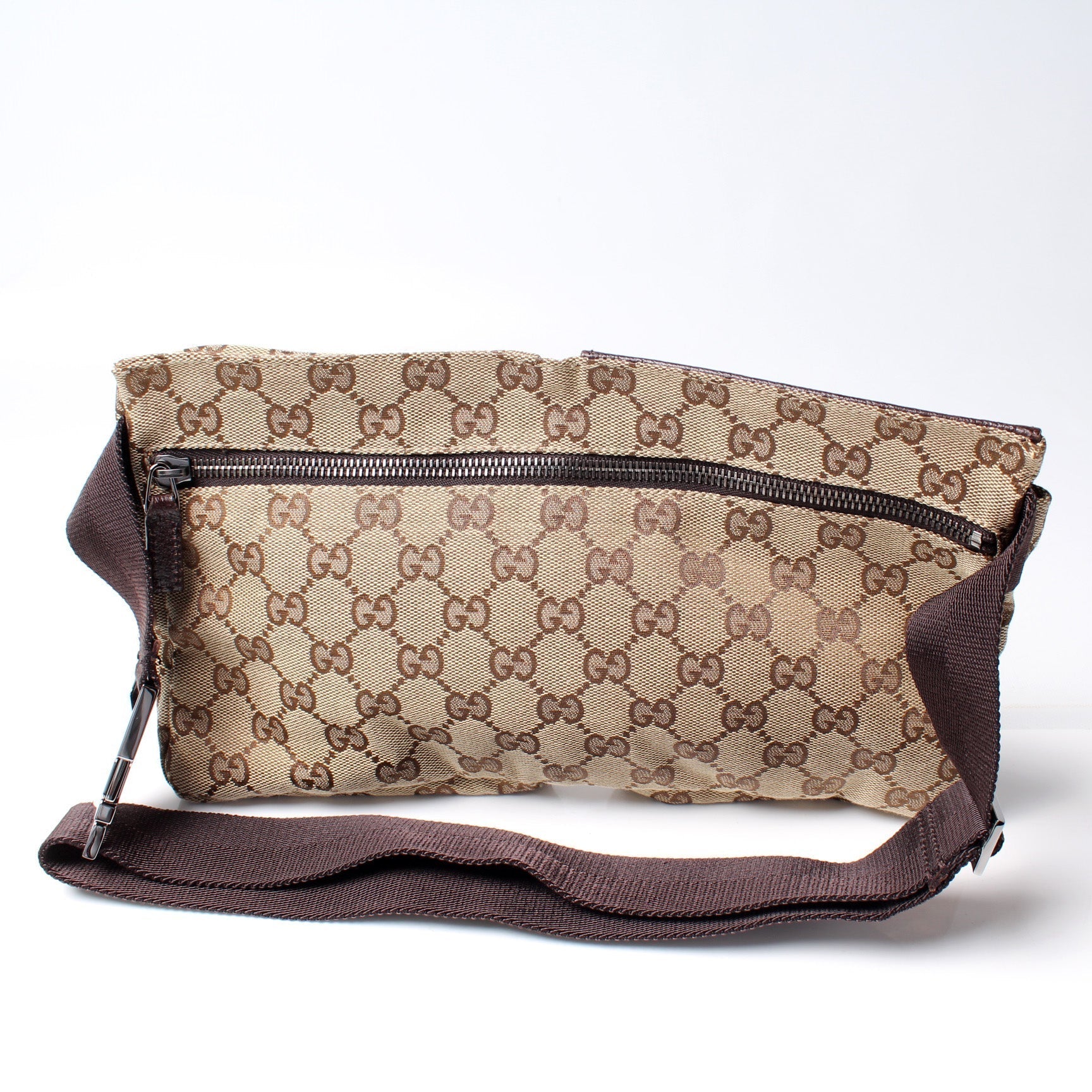 Gucci Waist Bag Canvas Travel Bag 17