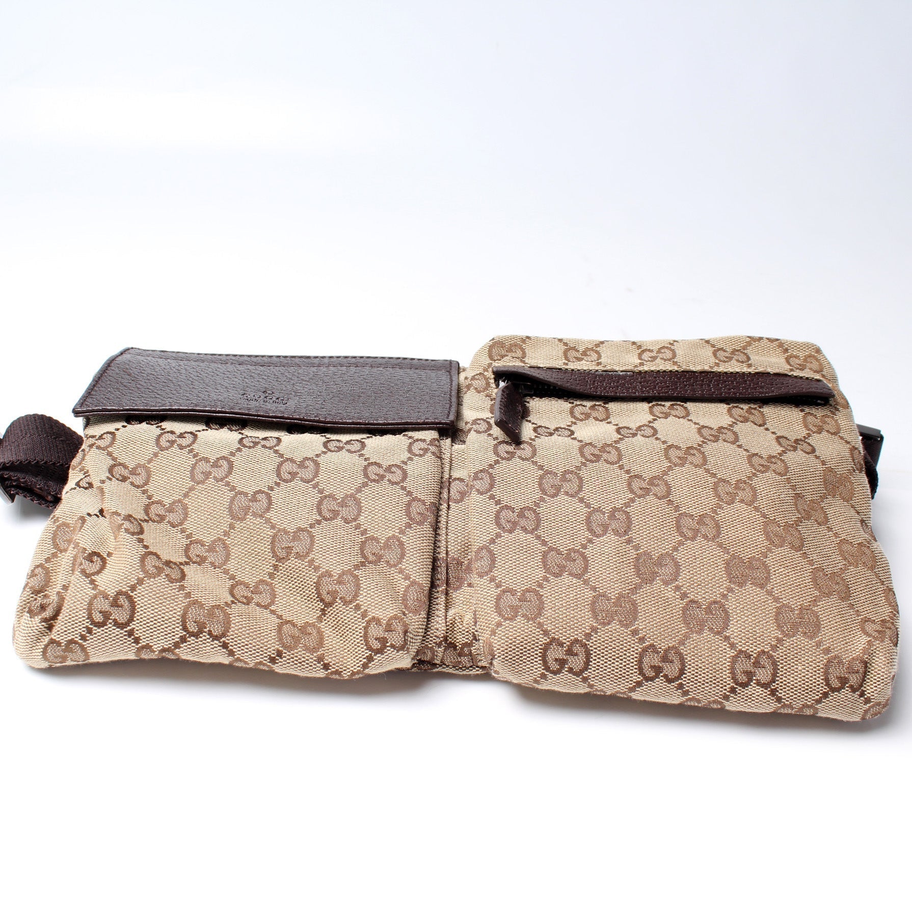 Gucci Waist Bag Canvas Travel Bag 17