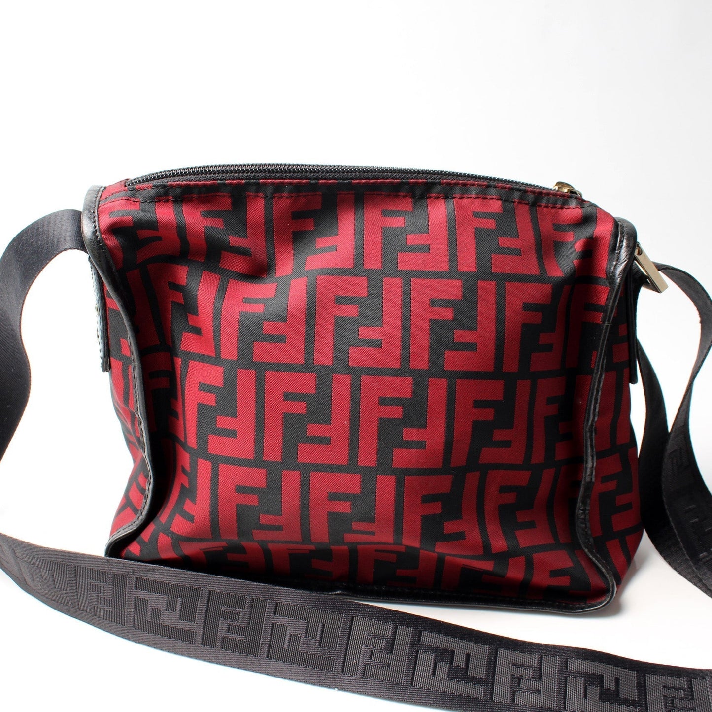 Fendi Zucca Messanger Bag Nylon Travel Bag