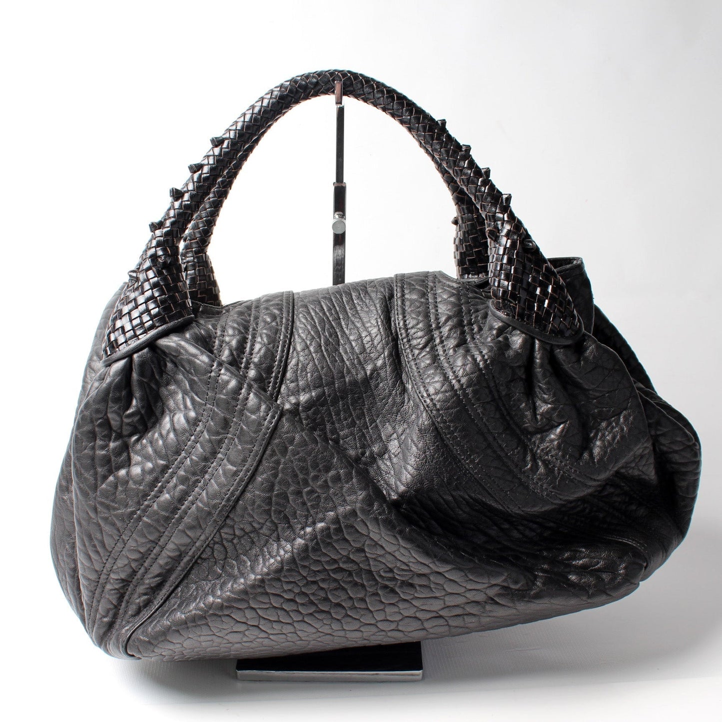 Fendi 8Br511 Spy Bag Leather Travel Bag